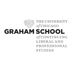 University of Chicago Graham School logo Art Direction by: Bart Crosby, Crosby Associates